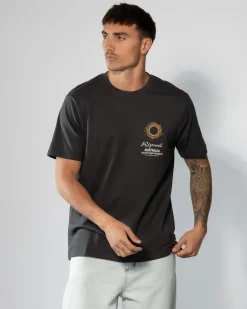 Rip Curl Sunset Desto T-Shirt Washed Black Aus Online