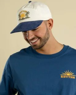 Rhythm Sunset Palm Cord Cap Stone/navy Online