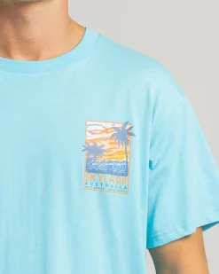 Skylark Sunset Swell T-Shirt Bright Blue Clearance