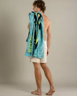 Rip Curl Sunstash Beach Towel Blue Lagoon Hot