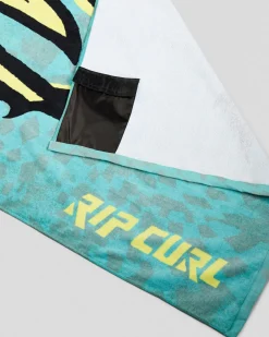 Rip Curl Sunstash Beach Towel Blue Lagoon Hot