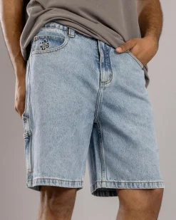 Rip Curl Super Computer Denim Walk Shorts Washed Blue Discount