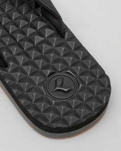 Kustom Super Spike Thongs Black Clearance