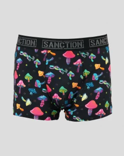 Sanction Supernova Fitted Boxers Rainbow Mushroom Outlet