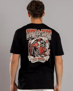 The Mad Hueys Surf And Turf T-Shirt Black