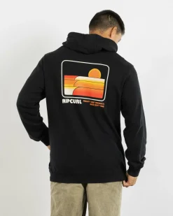 Rip Curl Surf Revival Hoodie Black Discount