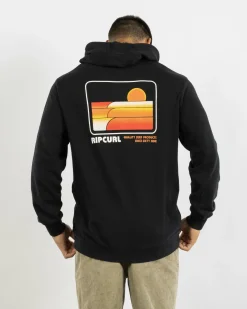 Rip Curl Surf Revival Hoodie Black Discount