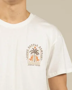 Jacks Surfline T-Shirt Cream Sale