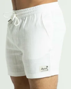 Skylark Swarm Elastic Waist Shorts Cream Outlet