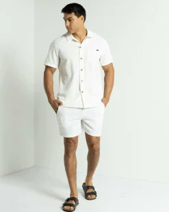 Skylark Swarm Elastic Waist Shorts Cream Outlet