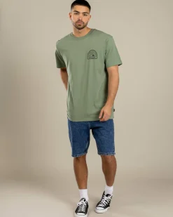 Quiksilver Swell Lines T-Shirt Sea Spray Online