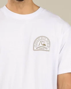 Quiksilver Swell Lines T-Shirt White Best
