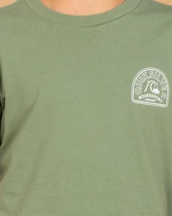 Quiksilver Swell Lines T-Shirt Sea Spray Sale