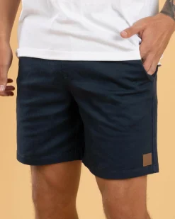 Lucid Switch Elastic Waist Shorts Navy Sale
