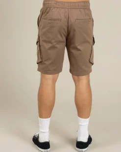 Lucid Symbol Walk Shorts Dark Sand Outlet