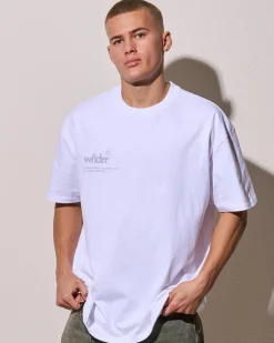 Wndrr Syndicate Box Fit T-Shirt White Hot