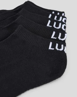 Lucid Tale Ankle Socks 5 Pack Black Outlet