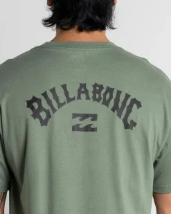 Billabong Team Arch Short Sleeve T-Shirt Fern Hot