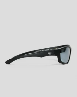 Ritual Vision Teenage Zero Polarised Sunglasses Matte Black/ Silver Grey Hot