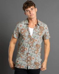 Lucid Temple Short Sleeve Shirt Sage Best