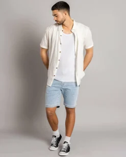 Skylark Tension Short Sleeve Shirt Off White Best