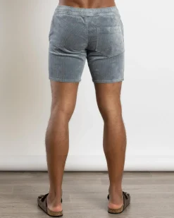 Skylark Tether Elastic Waist Shorts Grey New