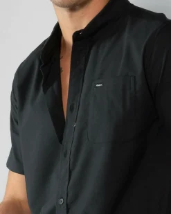 RVCA That'll Do Stretch Shirt Black Outlet