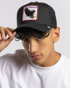 Goorin Bros The Freedom Eagle Trucker Cap Black Outlet