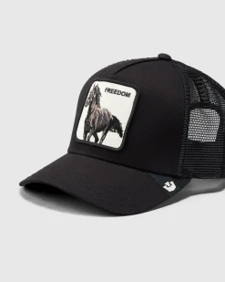 Goorin Bros The Freedom Horse Trucker Cap Black Best