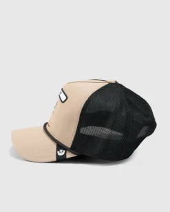 Goorin Bros The Goat Trucker Cap Tan New