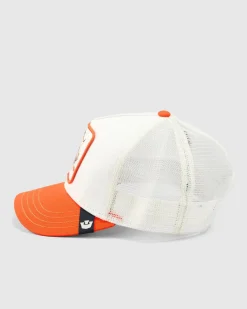 Goorin Bros The He's Him Trucker Cap Off White/orange Hot