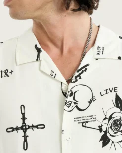 Kiss Chacey The Kiss Relaxed Resort Short Sleeve Shirt Thekissprint Sale