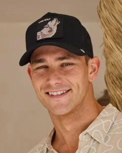 Goorin Bros The Lone Wolf Trucker Cap Black Sale