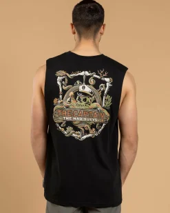 The Mad Hueys The Sea Captain Muscle Tank Black Discount