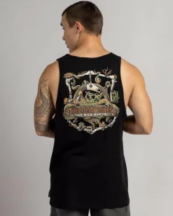 The Mad Hueys The Sea Captain Singlet Tank Black Outlet