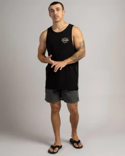 The Mad Hueys The Sea Captain Singlet Tank Black Outlet