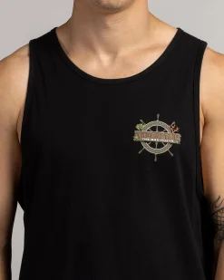 The Mad Hueys The Sea Captain Singlet Tank Black Outlet