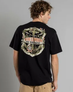 The Mad Hueys The Tiki Captain T-Shirt Black Outlet