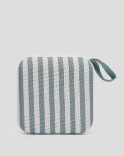 Get It Now The Vacay Portable Travel Speaker Olive Stripe Outlet