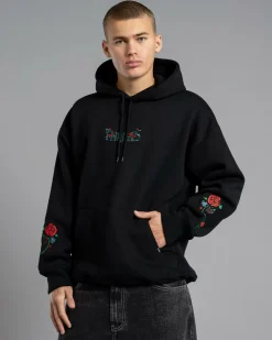 Thrills Thorned Slouch Pull On Hoodie Black Clearance
