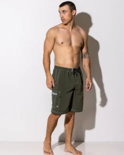 Billabong Throw On Board Shorts Dark Military
