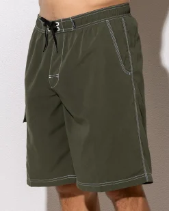 Billabong Throw On Board Shorts Dark Military