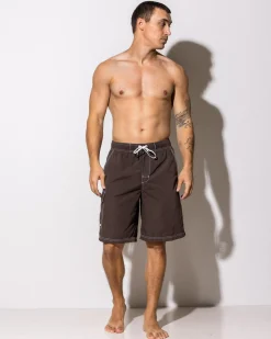 Billabong Throw On Board Shorts Dark Brown Clearance