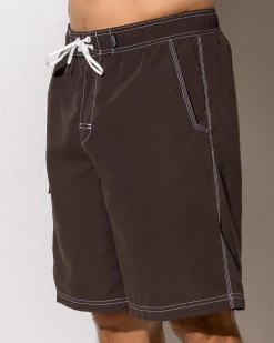 Billabong Throw On Board Shorts Dark Brown Clearance