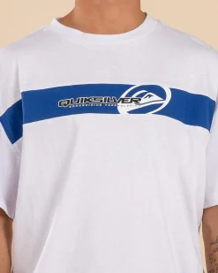 Quiksilver Tilt Panel Knit T-Shirt White Best