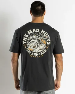 The Mad Hueys Tin And Yang T-Shirt Vintage Black
