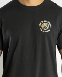 The Mad Hueys Tin And Yang T-Shirt Vintage Black