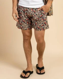 Great Northern Tinnie Beach Shorts Tan Best