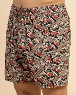 Great Northern Tinnie Beach Shorts Tan Best