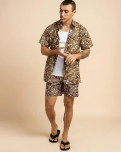 Great Northern Tinnie Short Sleeve Shirt Tan Online